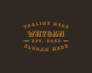 Western Rustic Business Logo