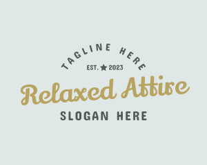 Casual Retro  Business logo design