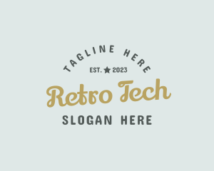 Casual Retro  Business logo design