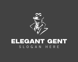 Mafia Gentleman Mobster logo design