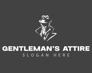 Mafia Gentleman Mobster logo design