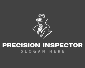 Inspector - Mafia Gentleman Mobster logo design