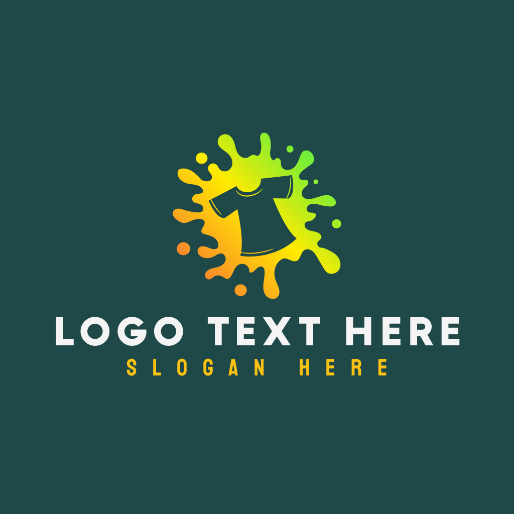 Splash Paint Shirt Logo | BrandCrowd Logo Maker