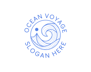 Ocean Wave Getaway logo design