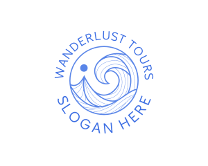 Ocean Wave Getaway logo design