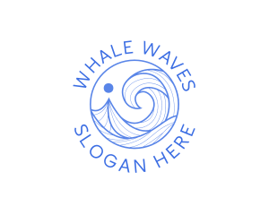 Ocean Wave Getaway logo design