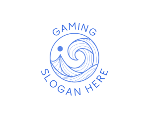 Wave - Ocean Wave Getaway logo design