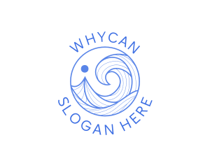 Coast - Ocean Wave Getaway logo design