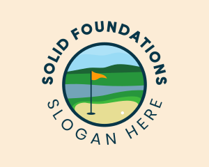 Yellow Flag Golf Course Logo