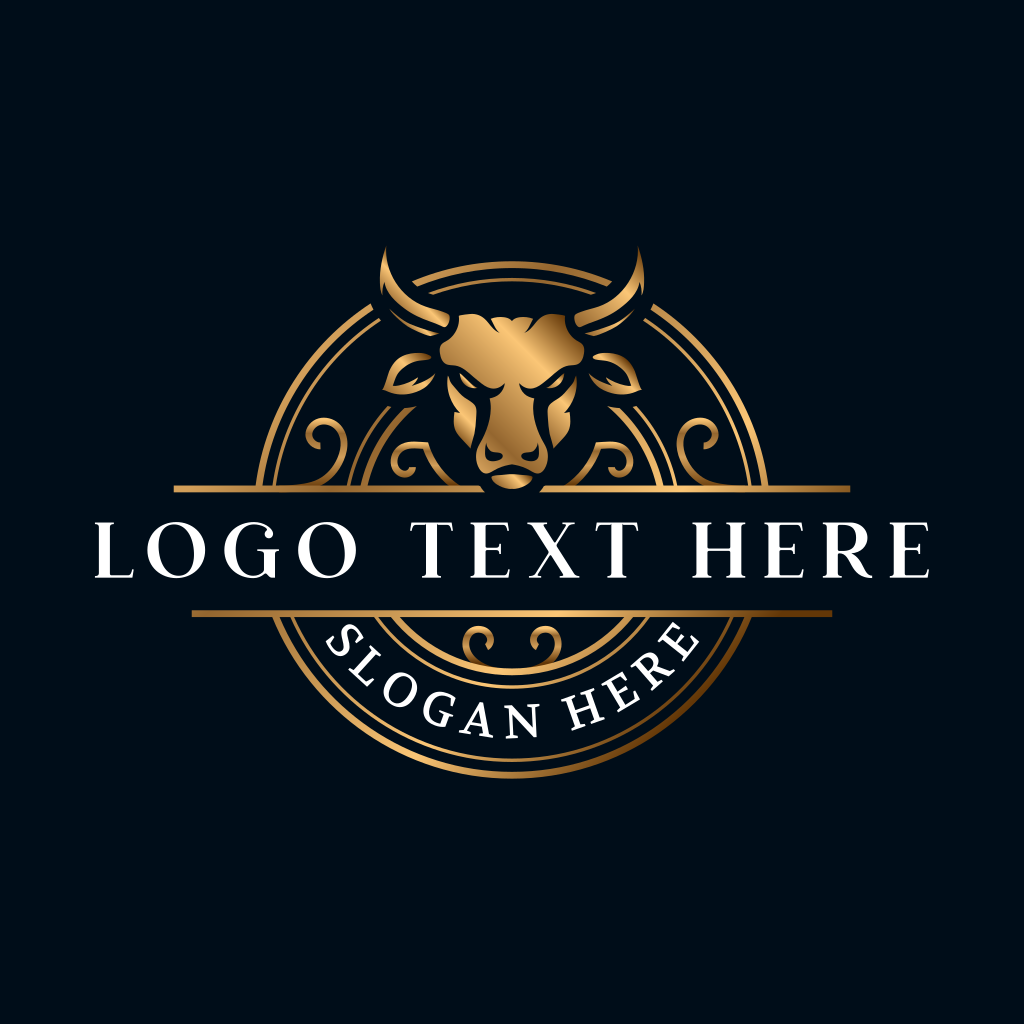 Luxury Bull Investment Logo | BrandCrowd Logo Maker