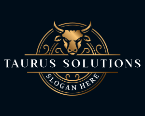 Luxury Bull Investment logo design