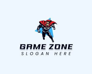 Strong Superhero Gaming logo design