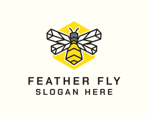 Yellow Bee Farm logo design