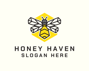 Beekeeping - Yellow Bee Farm logo design