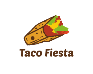 Taco - Mexican Taco Book logo design