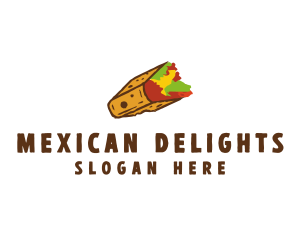 Mexican Taco Book logo design