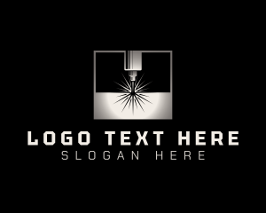 Machine - Metal Cutting Machine logo design