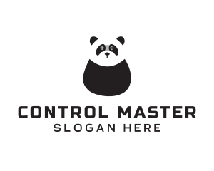 Controller - Panda Controller Gamer logo design