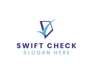 Check - Blue Check Box logo design