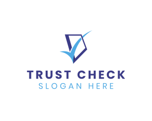 Verification - Blue Check Box logo design