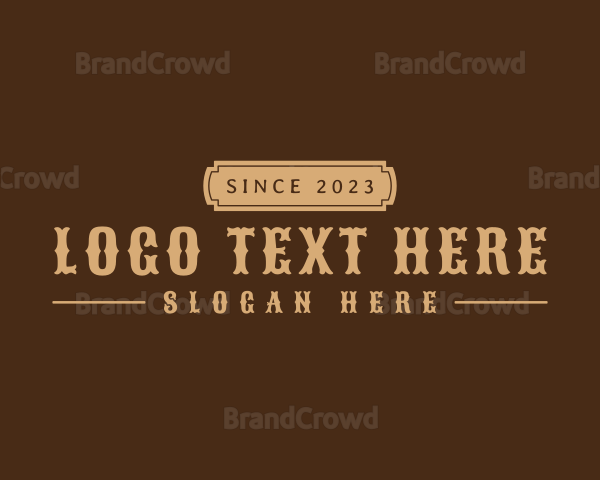 Western Saloon Business Logo