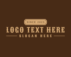 Western Saloon Business Logo