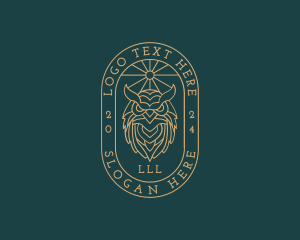 Heraldry - Luxury Owl Crest logo design
