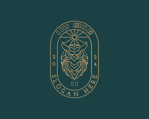 Owl - Luxury Owl Crest logo design