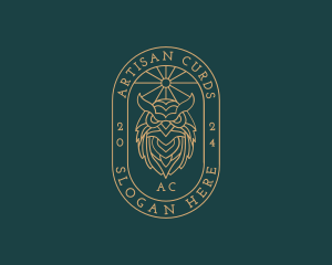 Luxury Owl Crest logo design