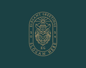 Luxury Owl Crest logo design