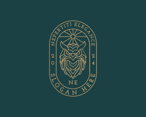 Luxury Owl Crest logo design