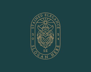 Luxury Owl Crest logo design