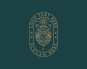 Luxury Owl Crest Logo