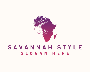 Savannah - Africa Thumbmark Identity logo design