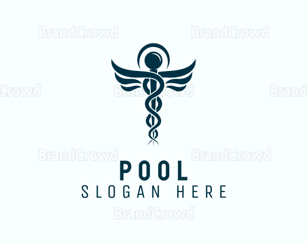 Medical Hospital Caduceus Logo