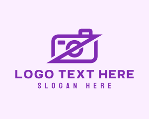 Violet - Camera Photography Frame logo design