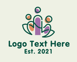 People - Vegan Nature People logo design