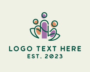 Human - Eco People Foundation logo design