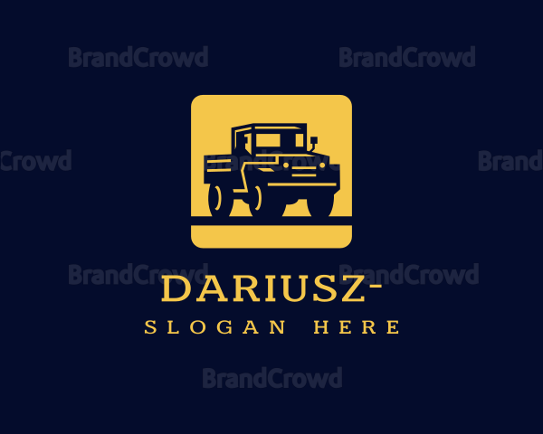 Trucking Logistics Delivery Logo