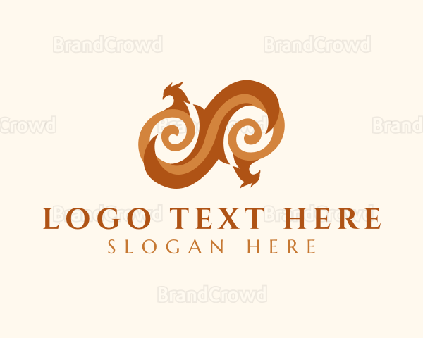 Swirl Phoenix Loop Logo