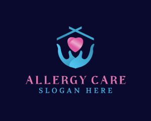 Heart Hand Home Care logo design