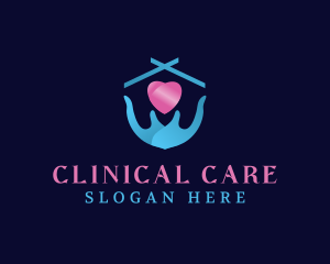 Heart Hand Home Care logo design