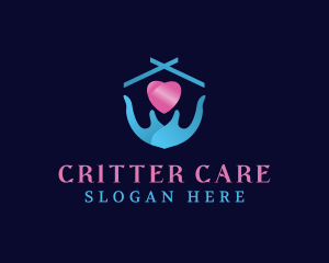 Heart Hand Home Care logo design