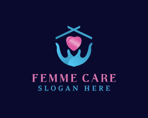 Heart Hand Home Care logo design