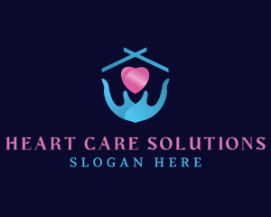 Heart Hand Home Care logo design