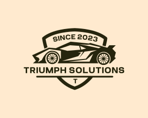 Car Detail - Sports Car Vehicle logo design