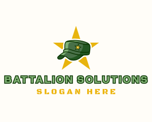 Battalion - Military Cap Officer logo design