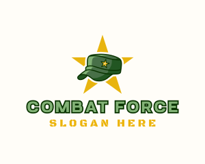 Military - Military Cap Officer logo design