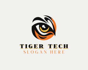 Wildlife Tiger Eye logo design