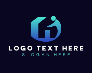 Non Profit - Human Charity Shelter logo design